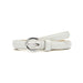 Wholesale pink pu leather belt JDC-WB-Nuoy020 Womenbelt 诺娅 White Length 105 width 1.4 Wholesale Jewelry JoyasDeChina Joyas De China