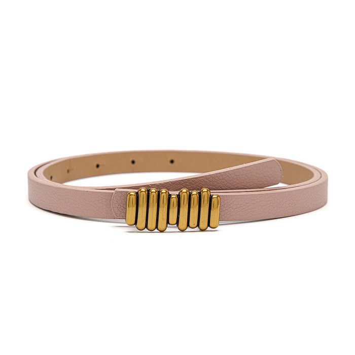 Wholesale pink pu leather belt JDC-WB-Nuoy024 Womenbelt 诺娅 Wholesale Jewelry JoyasDeChina Joyas De China