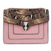 Bulk Jewelry Wholesale pink PU serpentine chain slanted lady bag JDC-LB-ZM098 Wholesale factory from China YIWU China