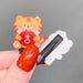 Wholesale pink resin hair clips (F)JDC-HC-GSHX099 Hair Clips 恒曦 Wholesale Jewelry JoyasDeChina Joyas De China