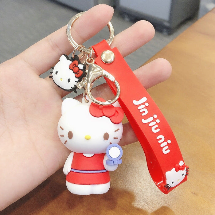Wholesale Pink Silicone Cartoon keychain JDC-KC-FeiRun041 Keychains 飞润 Wholesale Jewelry JoyasDeChina Joyas De China