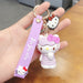 Wholesale Pink Silicone Cartoon keychain JDC-KC-FeiRun041 Keychains 飞润 two Wholesale Jewelry JoyasDeChina Joyas De China