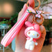 Wholesale pink silicone keychain JDC-KC-JG206 Keychains 金葛 E bagged Wholesale Jewelry JoyasDeChina Joyas De China