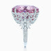 Wholesale Pink Zircon Metal Rings JDC-RS-WN095 Rings 薇妮 silver NO.6 Wholesale Jewelry JoyasDeChina Joyas De China