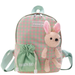 Wholesale Plaid Bunny Nylon children's Backpack Bags JDC-BP-YD001 Backpack Bags JoyasDeChina Wholesale Jewelry JoyasDeChina Joyas De China