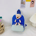 Wholesale Plaid Bunny Nylon children's Backpack Bags JDC-BP-YD001 Backpack Bags JoyasDeChina Bear blue Wholesale Jewelry JoyasDeChina Joyas De China