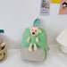Wholesale Plaid Bunny Nylon children's Backpack Bags JDC-BP-YD001 Backpack Bags JoyasDeChina Bear green Wholesale Jewelry JoyasDeChina Joyas De China
