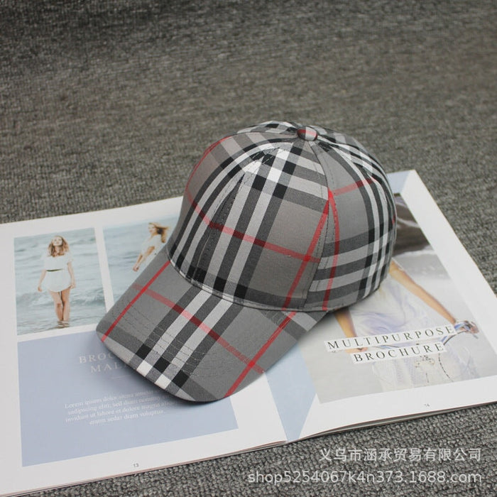 Wholesale Plaid Cotton Baseball Hat JDC-FH-Hanc010 Fashionhat 涵承 Wholesale Jewelry JoyasDeChina Joyas De China