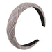 Wholesale plaid fabric sponge headband JDC-HD-JL046 Headband JoyasDeChina Wholesale Jewelry JoyasDeChina Joyas De China
