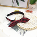 Wholesale plaid rabbit ear fabric headband JDC-HD-GSDX014 Headband JoyasDeChina Wholesale Jewelry JoyasDeChina Joyas De China