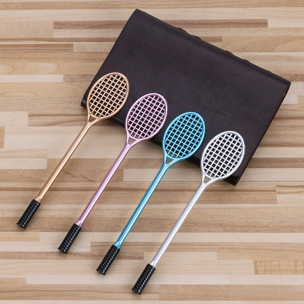 Wholesale Plastic Badminton Racket Styling Gel Pen JDC-BP-GSYX026 Ballpoint pen 依萱 Wholesale Jewelry JoyasDeChina Joyas De China
