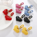 Bulk Jewelry Wholesale plastic candy color love earrings JDC-ES-YN006 Wholesale factory from China YIWU China