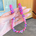 Wholesale plastic children's floret braided hair rope JDC-HS-GSHX043 Hair Scrunchies JoyasDeChina 12# pink love Wholesale Jewelry JoyasDeChina Joyas De China