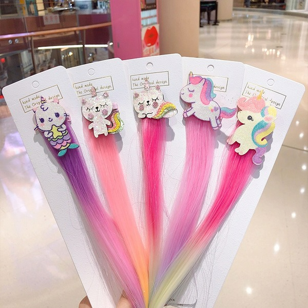 Wholesale plastic children's wigs and hairpins JDC-HS-GSHX044 Hair Clips JoyasDeChina Wholesale Jewelry JoyasDeChina Joyas De China