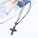 Bulk Jewelry Wholesale plastic cross man necklaces JDC-MNE-PK087 Wholesale factory from China YIWU China