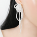 Wholesale Plastic crystal Tassel Earrings crystal long earrings JDC-ES-JJ317 Earrings JoyasDeChina Wholesale Jewelry JoyasDeChina Joyas De China