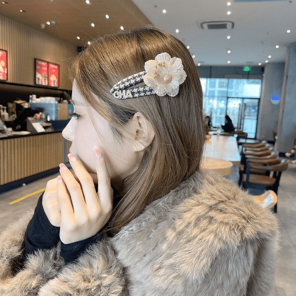 Wholesale Plastic Flower Hair Clips JDC-HC-GSMC018 Hair Clips 曌彩 Wholesale Jewelry JoyasDeChina Joyas De China