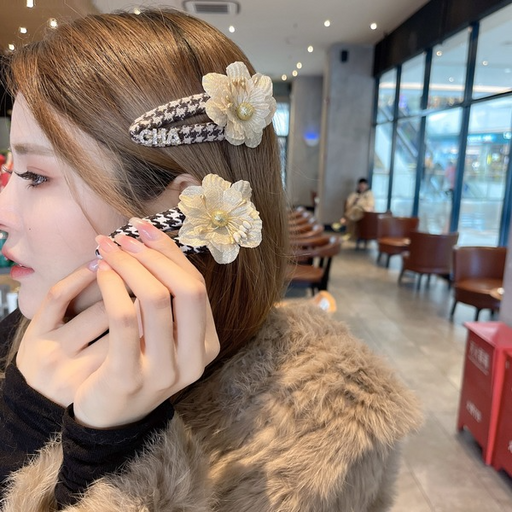 Wholesale Plastic Flower Hair Clips JDC-HC-GSMC018 Hair Clips 曌彩 Wholesale Jewelry JoyasDeChina Joyas De China