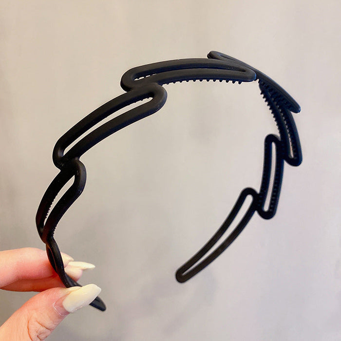 Wholesale plastic geometric hollow headband JDC-HD-i127 Headband 溪南 1 Wholesale Jewelry JoyasDeChina Joyas De China
