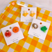 Bulk Jewelry Wholesale plastic imitation orange scrub fruit earrings JDC-ES-MS002 Wholesale factory from China YIWU China