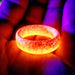 Wholesale Plastic Resin Luminous Pattern Men's Rings JDC-MRS-WenT001 Rings 润涛 red 6 Wholesale Jewelry JoyasDeChina Joyas De China