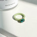 Wholesale Plastic Resin Rhinestone Rings JDC-RS-F103 Rings 韩之尚 Wholesale Jewelry JoyasDeChina Joyas De China