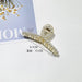 Wholesale Plastic Shark Clips JDC-HC-YaoX005 Hair Clips 姚萱 Large pearl black Wholesale Jewelry JoyasDeChina Joyas De China