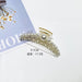 Wholesale Plastic Shark Clips JDC-HC-YaoX005 Hair Clips 姚萱 Square large transparent Wholesale Jewelry JoyasDeChina Joyas De China