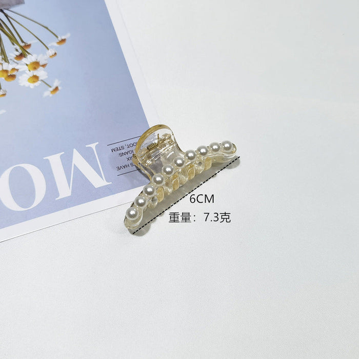 Wholesale Plastic Shark Clips JDC-HC-YaoX005 Hair Clips 姚萱 Transparent medium Wholesale Jewelry JoyasDeChina Joyas De China
