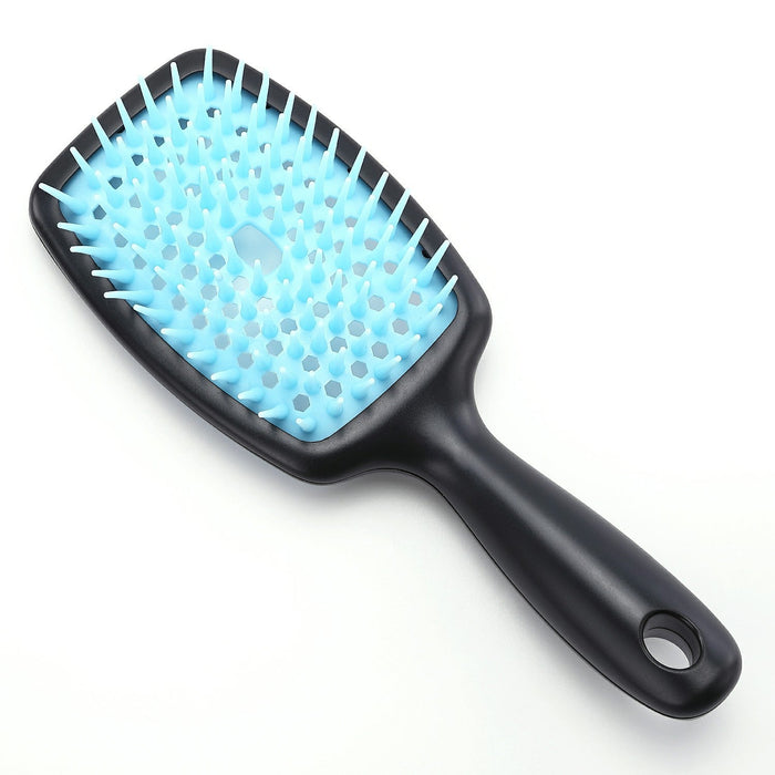 Wholesale plastic smooth hair comb JDC-CM-Shangs0007 Comb 上世 black blue Wholesale Jewelry JoyasDeChina Joyas De China