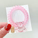 wholesale Plastic telephone cord JDC-HS-GSHX028 Hair Scrunchies JoyasDeChina 7# Pink Bear Wholesale Jewelry JoyasDeChina Joyas De China