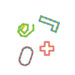 Wholesale Plastic Track Chain Decompression Toys JDC-FT-ZhuoJia014 fidgets toy 卓佳 random one Wholesale Jewelry JoyasDeChina Joyas De China