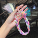 Wholesale plastic Unicorn snowflake hair rope JDC-HS-GSHX042 Hair Scrunchies JoyasDeChina 6# Wholesale Jewelry JoyasDeChina Joyas De China