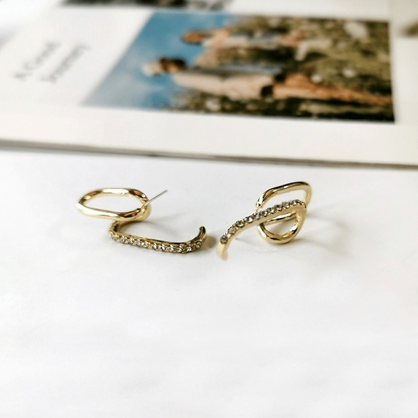 Wholesale plated alloy earrings JDC-ES-Linh009 Earrings 麟凰 Wholesale Jewelry JoyasDeChina Joyas De China