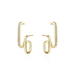 Wholesale plated alloy earrings JDC-ES-Linh009 Earrings 麟凰 Wholesale Jewelry JoyasDeChina Joyas De China
