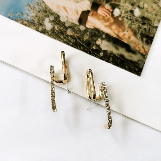 Wholesale plated alloy earrings JDC-ES-Linh009 Earrings 麟凰 Wholesale Jewelry JoyasDeChina Joyas De China