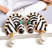 Wholesale Plated Alloy Zebra Rhinestone Earrings JDC-ES-SK026 Earrings 深刻 Wholesale Jewelry JoyasDeChina Joyas De China