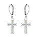 Wholesale Plating Alloy Cross Opal Earrings JDC-ES-WenT007 Earrings 润涛 Wholesale Jewelry JoyasDeChina Joyas De China