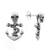 Wholesale Plating Alloy Fork Anchor Skull Earrings JDC-ES-WenT014 Earrings 润涛 Wholesale Jewelry JoyasDeChina Joyas De China