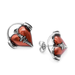Wholesale Plating Alloy Heart Rock Punk Earrings JDC-ES-WenT012 Earrings 润涛 Wholesale Jewelry JoyasDeChina Joyas De China