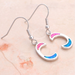Wholesale Plating Alloy Natural Colorful Opal Earrings JDC-ES-WenT003 Earrings 润涛 Wholesale Jewelry JoyasDeChina Joyas De China