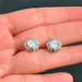 Wholesale Plating Alloy Round Opal Earrings JDC-ES-WenT009 Earrings 润涛 Wholesale Jewelry JoyasDeChina Joyas De China