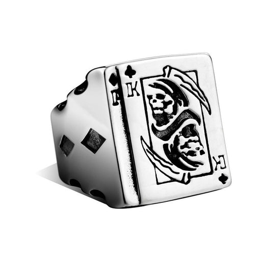 Wholesale Plating Alloy Sickle Reaper Playing Card Rings JDC-RS-WenT010 Rings 润涛 Wholesale Jewelry JoyasDeChina Joyas De China