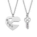Wholesale plating alloy splicing heart-shaped key necklace JDC-NE-ShaoZ007 Necklaces 韶紫 E Wholesale Jewelry JoyasDeChina Joyas De China