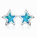 Wholesale Plating Alloy Star Opal Earrings JDC-ES-WenT008 Earrings 润涛 blue Wholesale Jewelry JoyasDeChina Joyas De China
