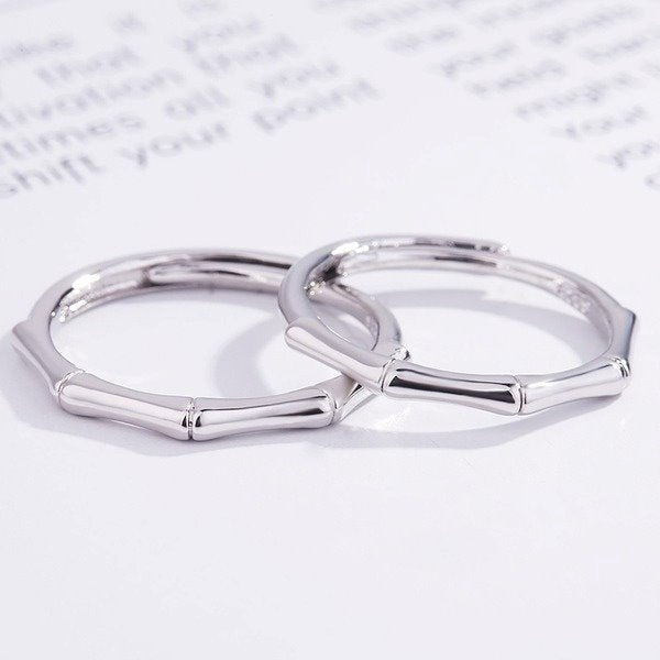 Wholesale plating Thai silver couple rings JDC-RS-YZM005 Rings 伊之美 Wholesale Jewelry JoyasDeChina Joyas De China