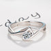 Wholesale platinum simulation Rhinestone couple ring JDC-RS-YZM009 Rings 伊之美 female adjustable Wholesale Jewelry JoyasDeChina Joyas De China