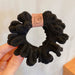 Wholesale pleated plush rubber band Hair Scrunchies JDC-HS-i347 Hair Scrunchies JoyasDeChina 6 Wholesale Jewelry JoyasDeChina Joyas De China