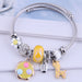 Wholesale plum blossom fawn alloy bracelet JDC-BT-GSWY059 Bracelet JoyasDeChina 1#yellow Wholesale Jewelry JoyasDeChina Joyas De China