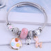 Wholesale plum blossom fawn alloy bracelet JDC-BT-GSWY059 Bracelet JoyasDeChina 2#pink Wholesale Jewelry JoyasDeChina Joyas De China